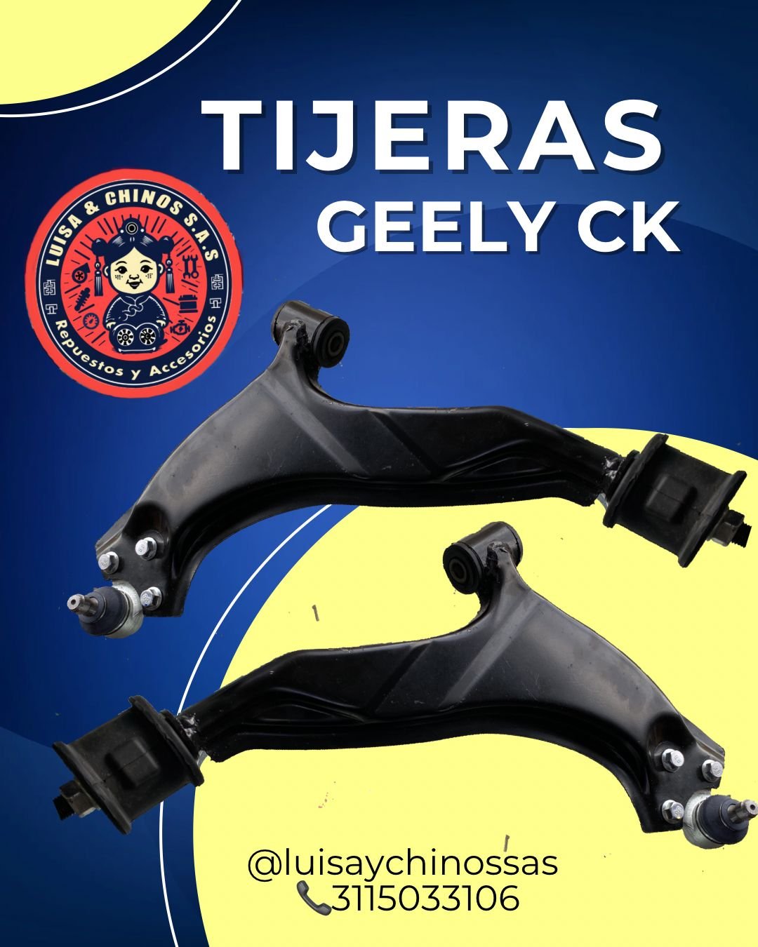 Tijeras de Suspensión para Geely CK
